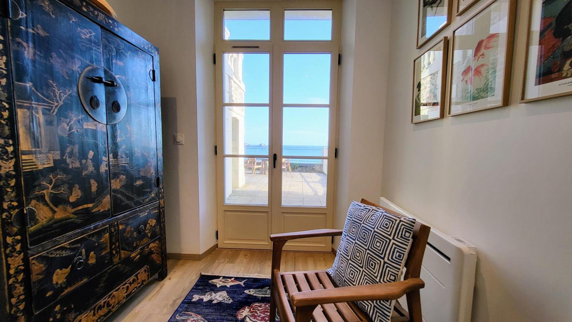 Vue Pleine Mer A La Perle Marine - La Terrasse Dinard Dış mekan fotoğraf
